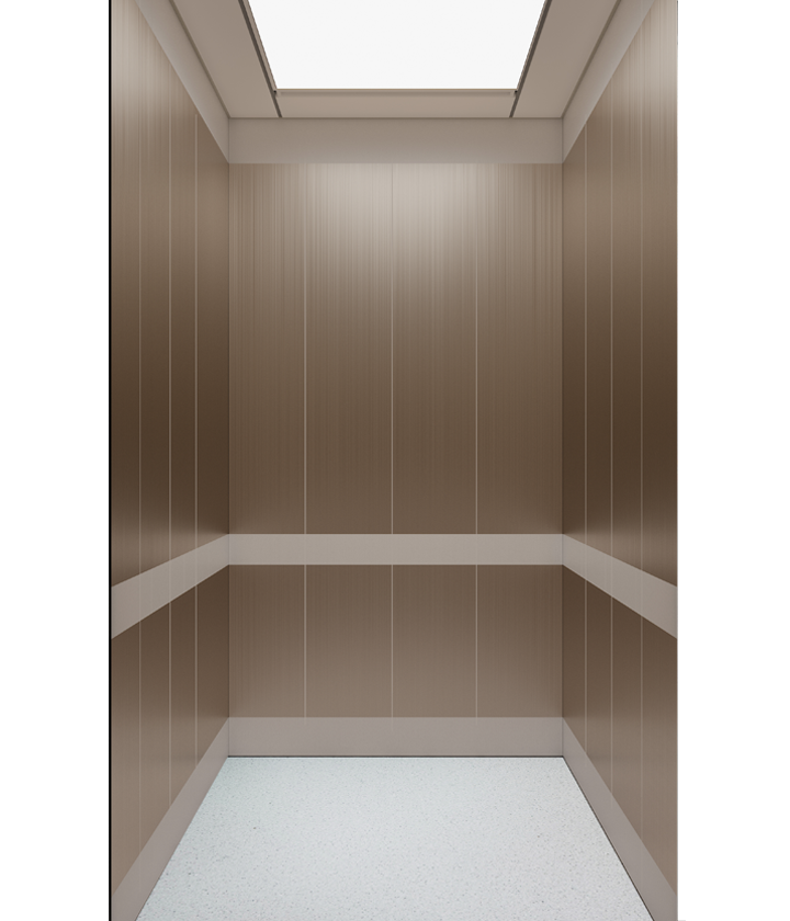 Passenger Elevator K-012 Champagne Gold Home Elevator